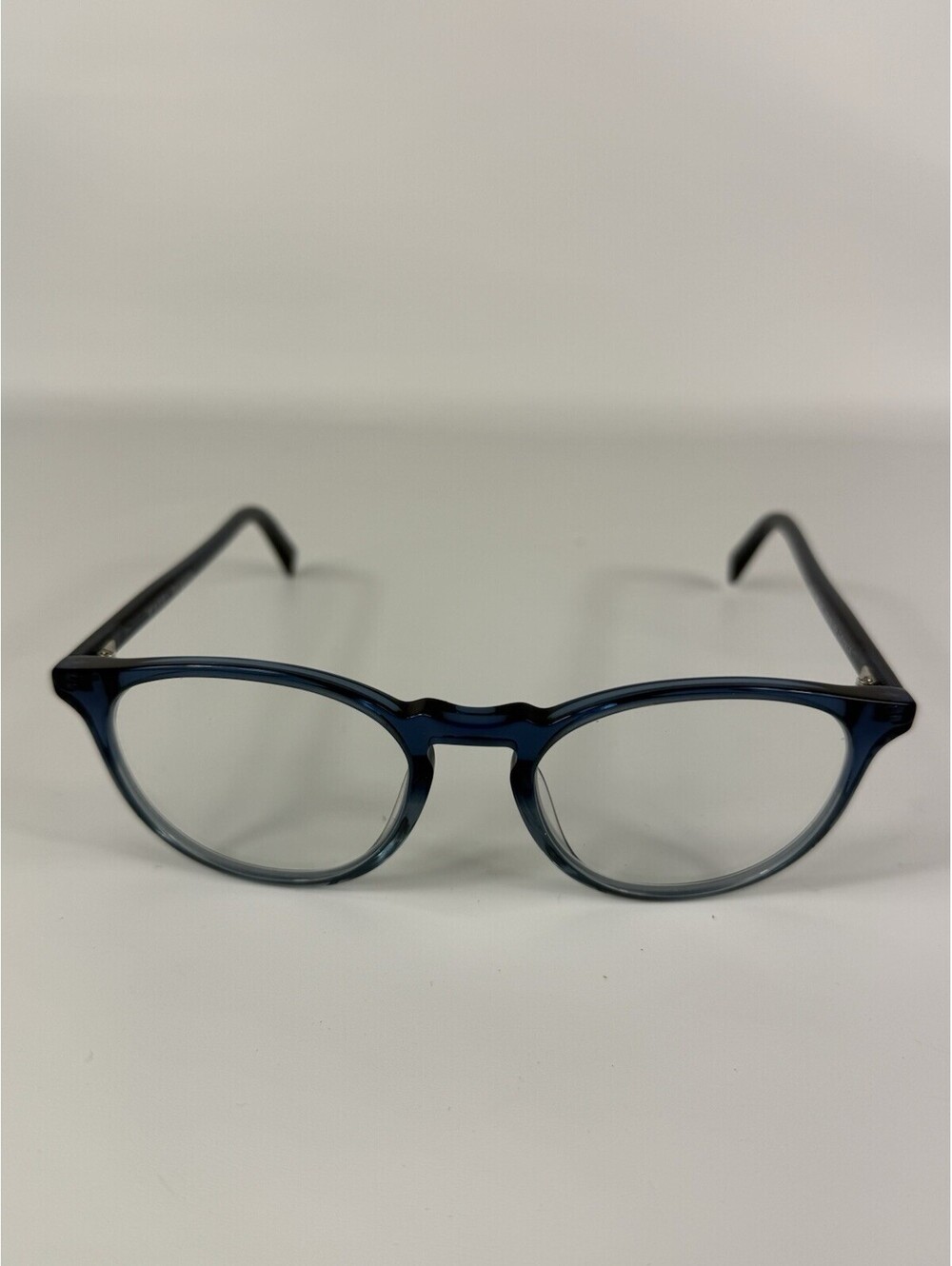 Warby Parker Eyeglasses BUTLER M 347 Frames Only 52 19 145 Crystal Blue Full Rim